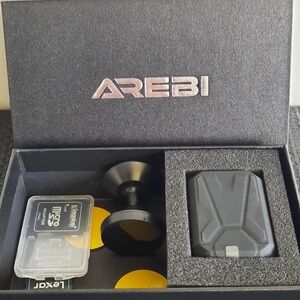 Black Security Camera with Memory Card